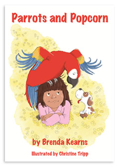 cover of Parrots and Popcorn by Brenda Kearns